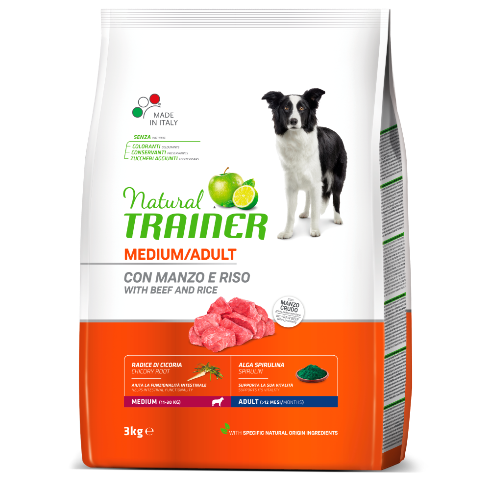 Natural Trainer Medium Adult Manzo