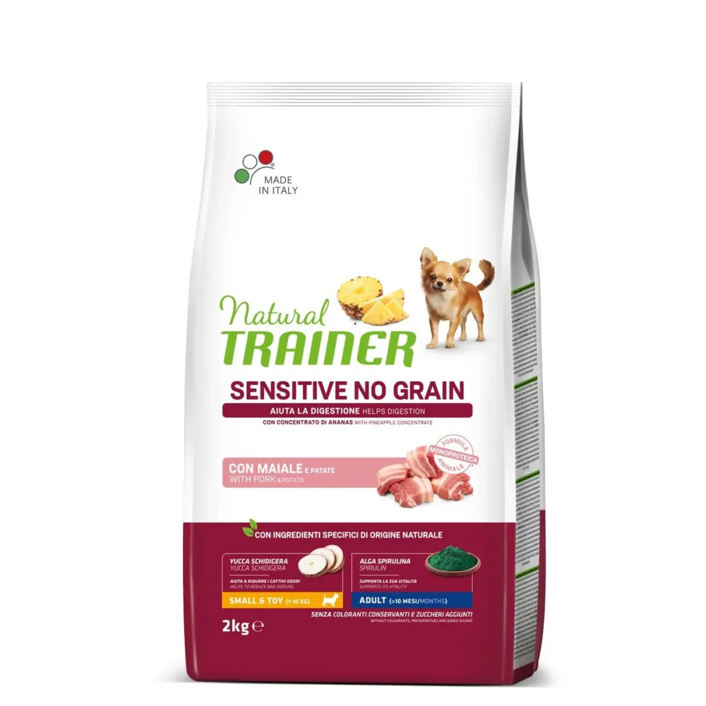 Trainer Sensitive No Grain Mnin Adult Maiale 2Kg