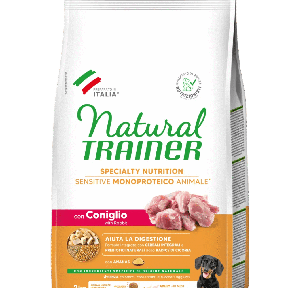 Ntaural Trainer Sensitive No Gluten Mini Adult Coniglio