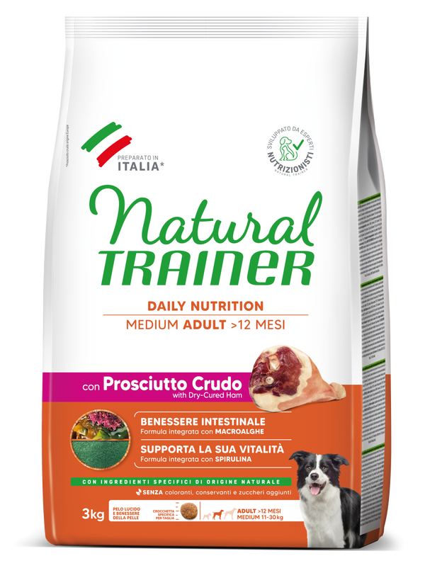Natural Trainer Medium Adult Prosciutto Crudo