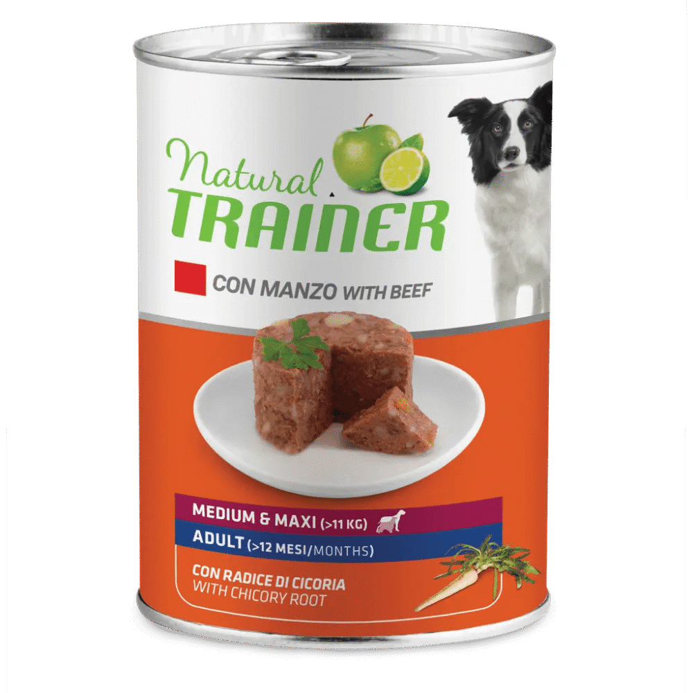 Natural Trainer Manzo Umido 400g