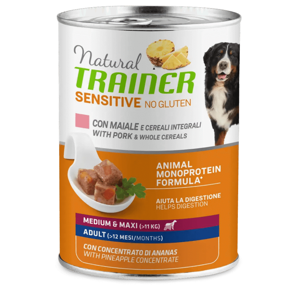 Natural Trainer Sensitive Maiale Umido 400g