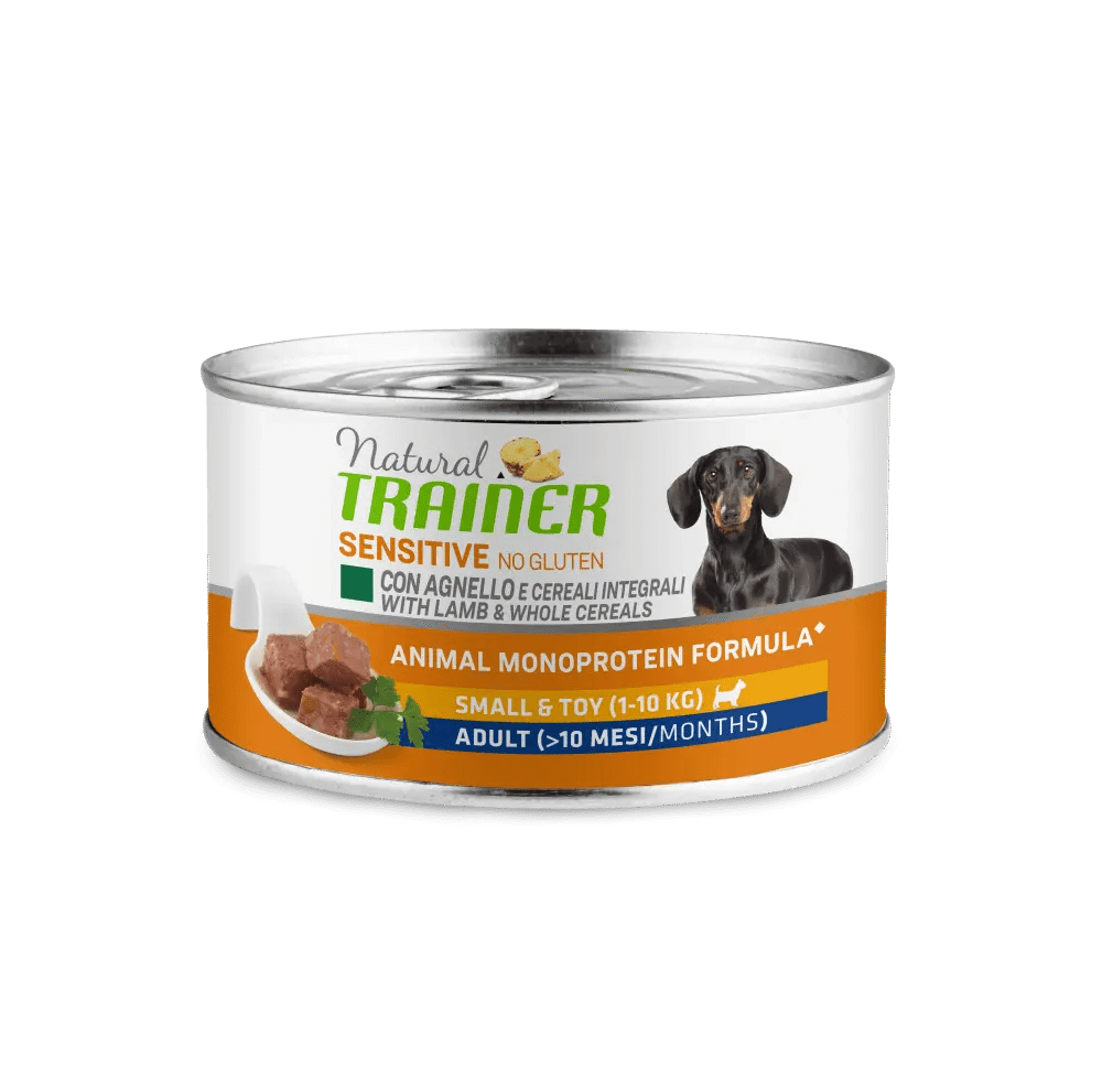 Natural Trainer Sensitive Small & Toy Agnello Umido 150g