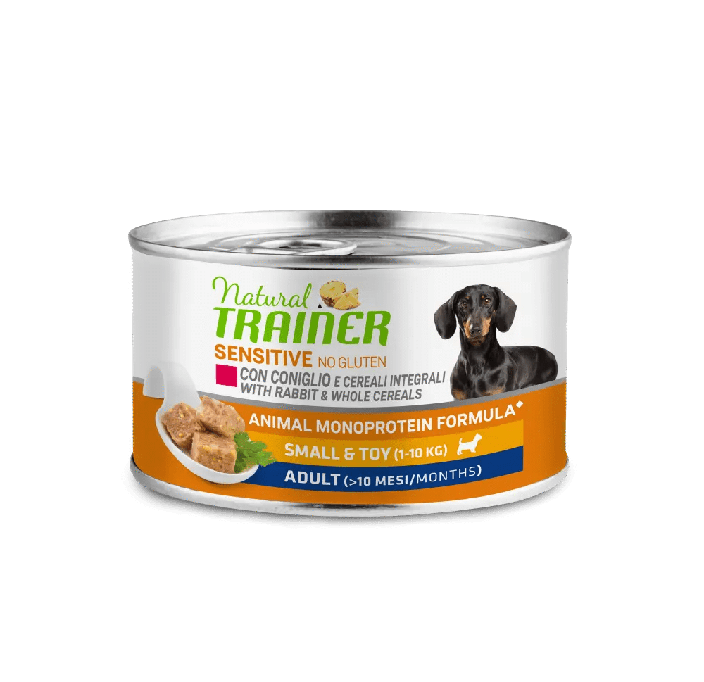 Natural Trainer Sensitive Small & Toy Coniglio Umido 150g