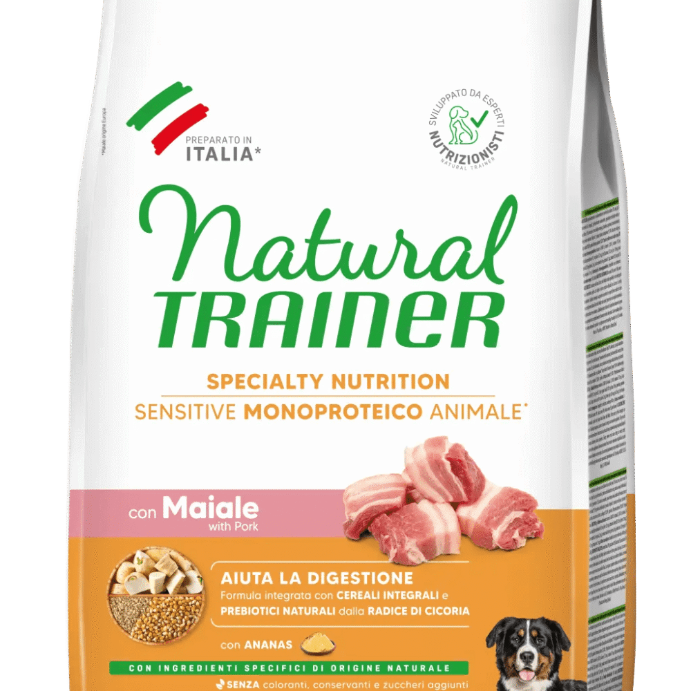Natural Trainer Sensitive  Medium Adult Maiale