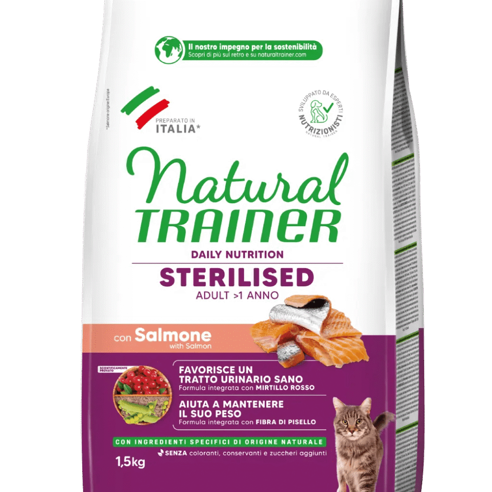 Natural Trainer Sterilised Salmone